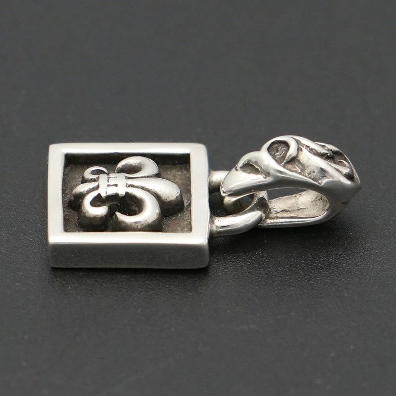 Chrome Hearts OFFER OK🔥CHROME HEARTS FRAMED FLEUR PENDANT silver Size ONE SIZE - 5 Thumbnail