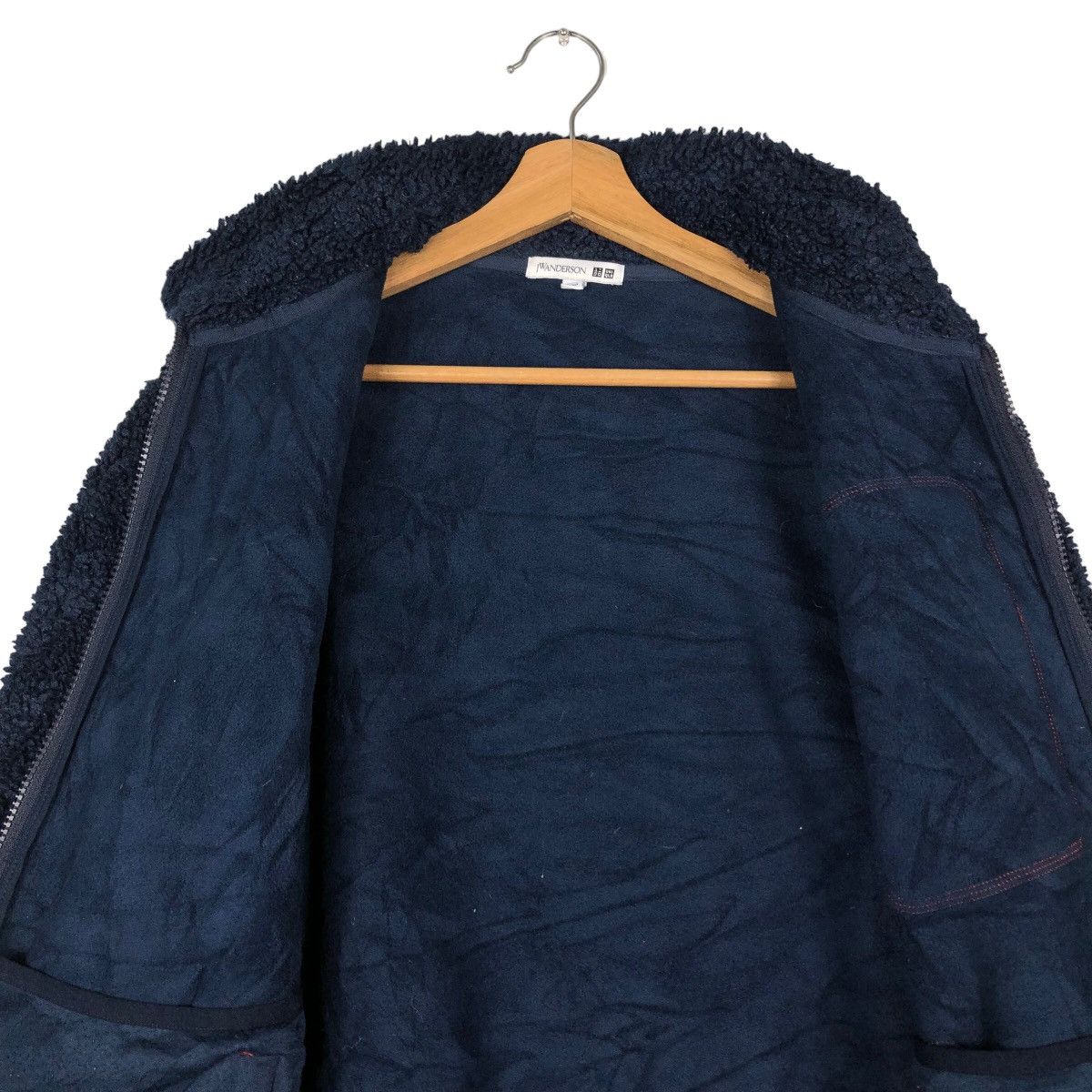 Japanese Brand 🔥Vintage Dip Pile Fleece Jacket J.W.Anderson Uniqlo Japan Size US L / EU 52-54 / 3 - 14 Thumbnail