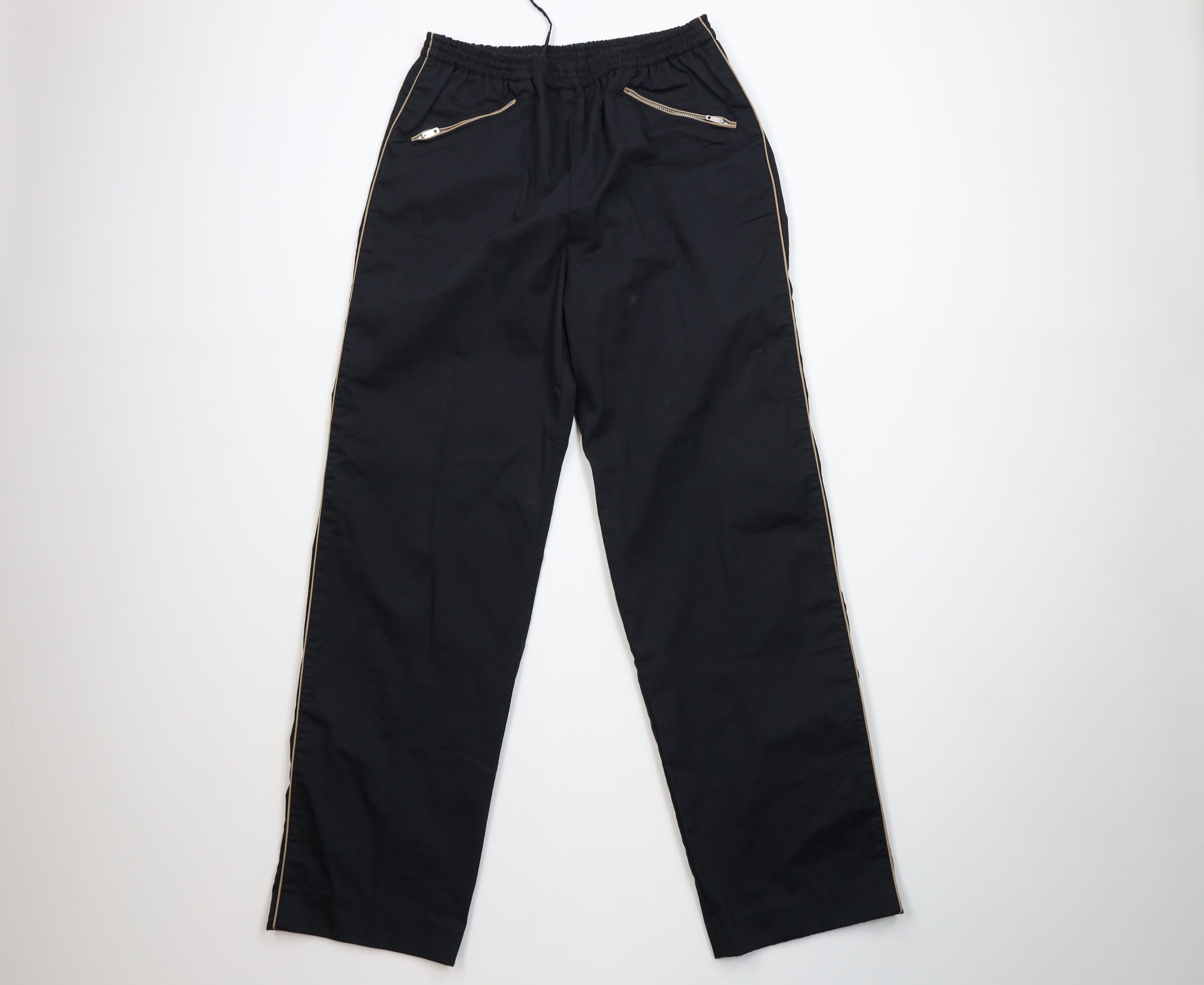 Vintage 70s Streetwear Straight Leg Track Warm Up Pants
