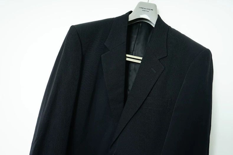 Yohji Yamamoto Yohji Yamamoto Yohji Yamamoto 80s Long Wool Suit Jacket Size US S / EU 44-46 / 1 - 3 Thumbnail