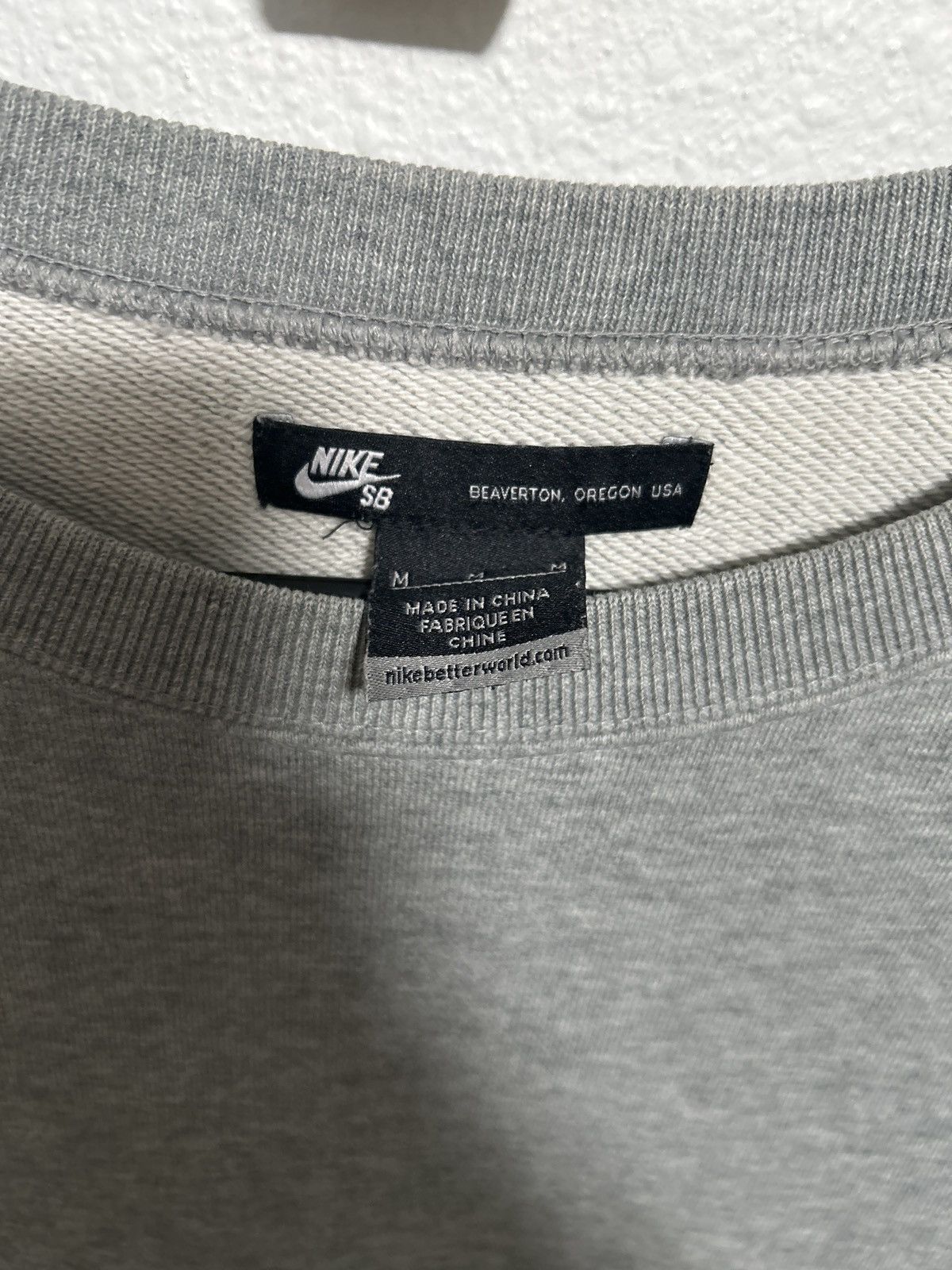 Nike Nike SB grey crewneck sweatshirt Size US M / EU 48-50 / 2 - 5 Thumbnail