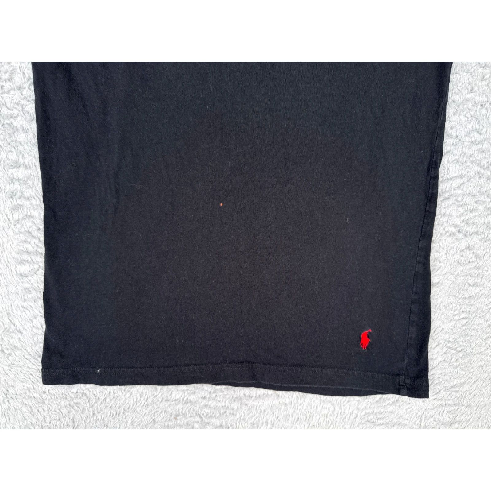 Ralph Lauren VINTAGE Polo Ralph Lauren Shirt Men Medium Black Crew Neck Short Sleeve Cotton Slim READ Size US M / EU 48-50 / 2 - 5 Thumbnail