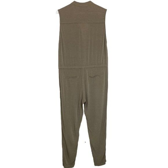 Enza Costa Enza Costa Military Green Jumpsuit Size 27" / US 4 / IT 40 - 5 Thumbnail