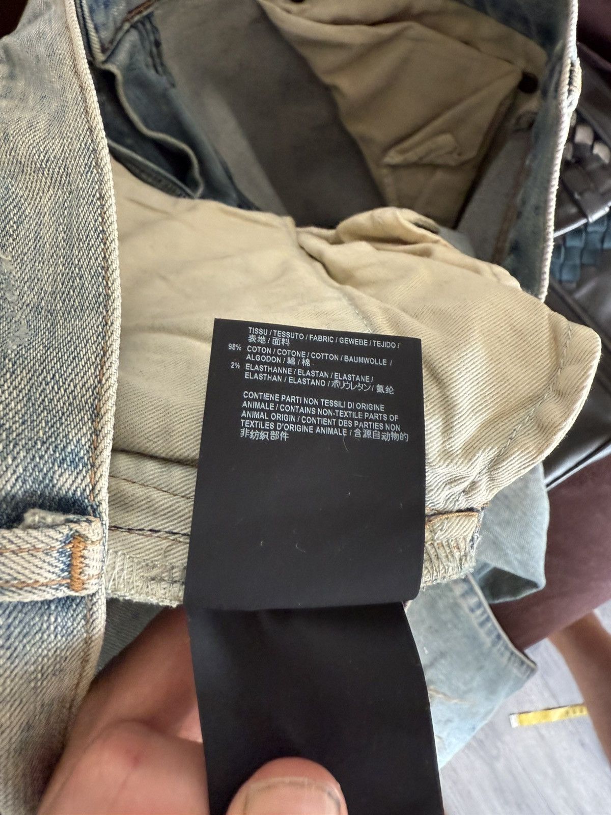 Saint Laurent Paris Distressed Skinny Jeans in Faded Indigo Size US 32 / EU 48 - 17 Thumbnail