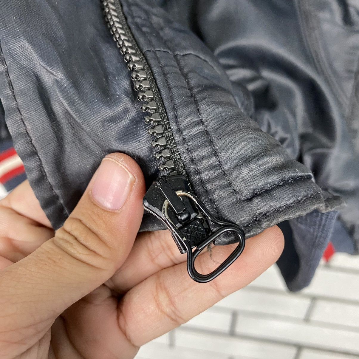Lotto Sport 🔥SUN FADED STYLE VINTAE SATIN BOMBER JACKET LOTTO AC MILAN Size US L / EU 52-54 / 3 - 17 Thumbnail