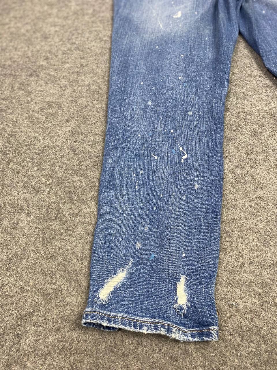 Gap gap japanese brands paint splatter distressed denim Size 36" / US 14 / IT 50 - 4 Thumbnail