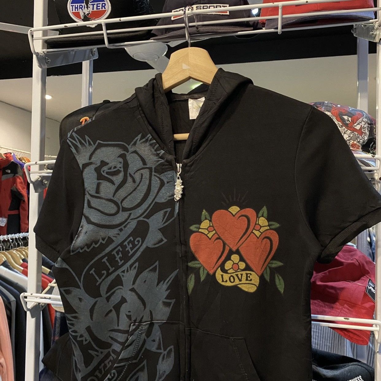 Ed Hardy Ed Hardy Christian Audigier hoodie Love Kills Slowly tattoo Size US S / EU 44-46 / 1 - 3 Thumbnail