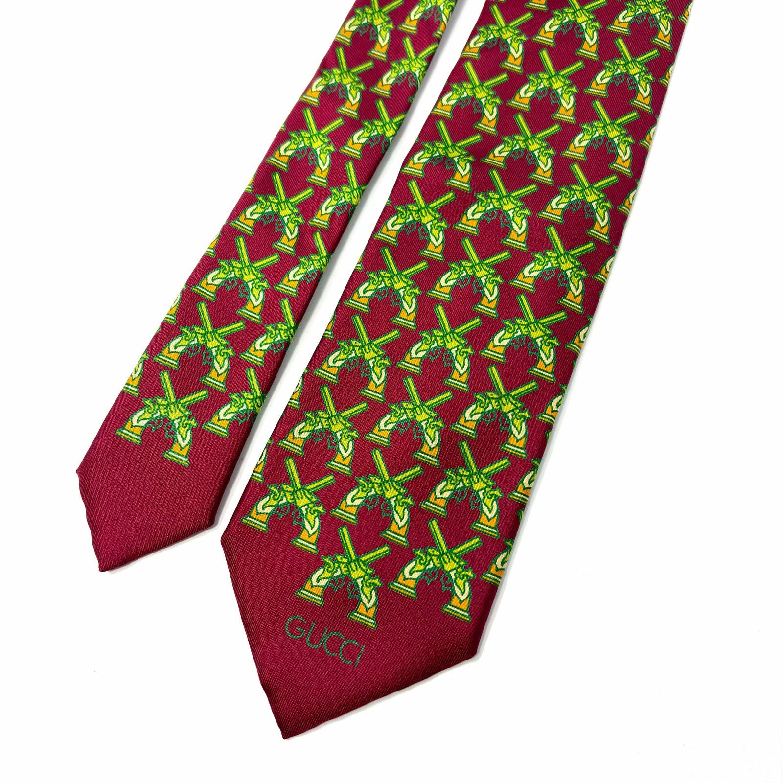 Gucci Gucci Vintage ‘Pistol’ Tie Size ONE SIZE - 3 Thumbnail