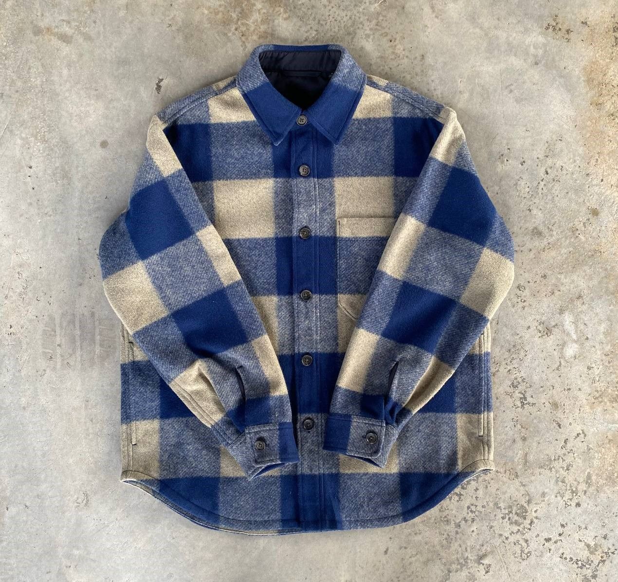 Japanese Brand GRUNGE PRISONER CHECKERED FLANNEL BY UNIQLO Size US M / EU 48-50 / 2 - 3 Thumbnail