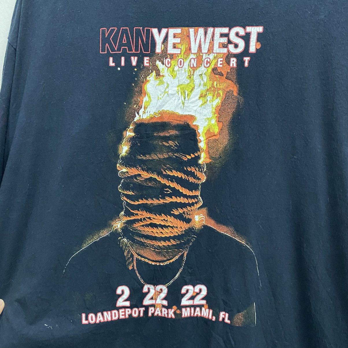 Kanye West Kanye West Donda Listening Miami 2022 Concert Tee Large Size US XXL / EU 58 / 5 - 5 Thumbnail