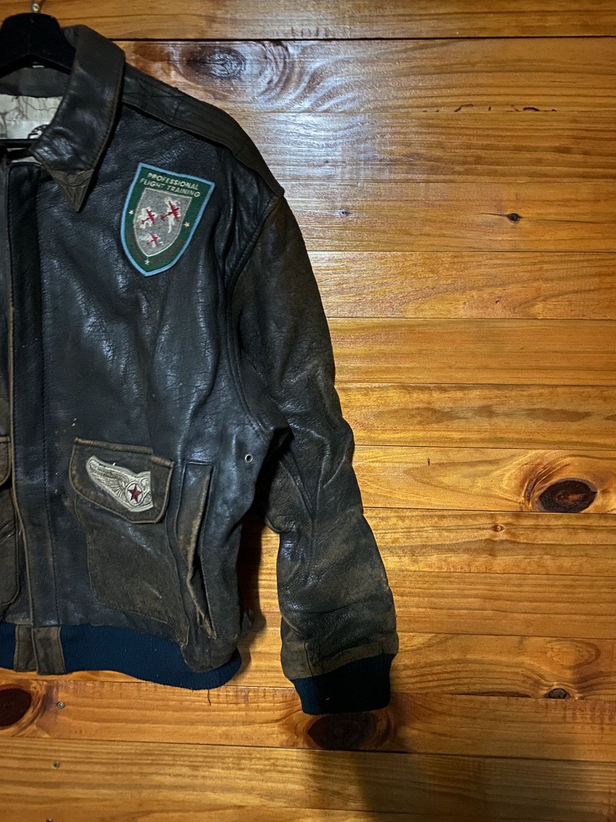 Vintage Vintage G-III Leather Flight Jacket Patches – Made in Korea Size US S / EU 44-46 / 1 - 10 Thumbnail