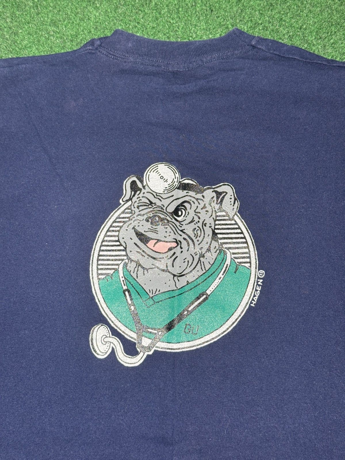 Fruit Of The Loom Vintage 90s Georgetown Medicine Med Student XL T Shirt Size US XL / EU 56 / 4 - 2 Thumbnail