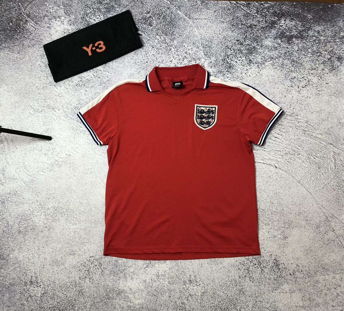 Vintage Men’s soccer jersey England polo size L y2k casual ykk Size US L / EU 52-54 / 3 - 1 Thumbnail
