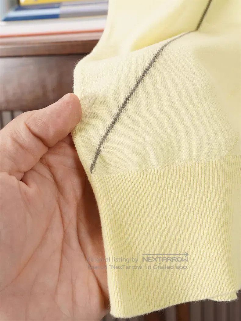 Hermes Hermes Knit Round Neck Pure Cotton Short Sleeve T-Shirt Size US M / EU 48-50 / 2 - 4 Thumbnail