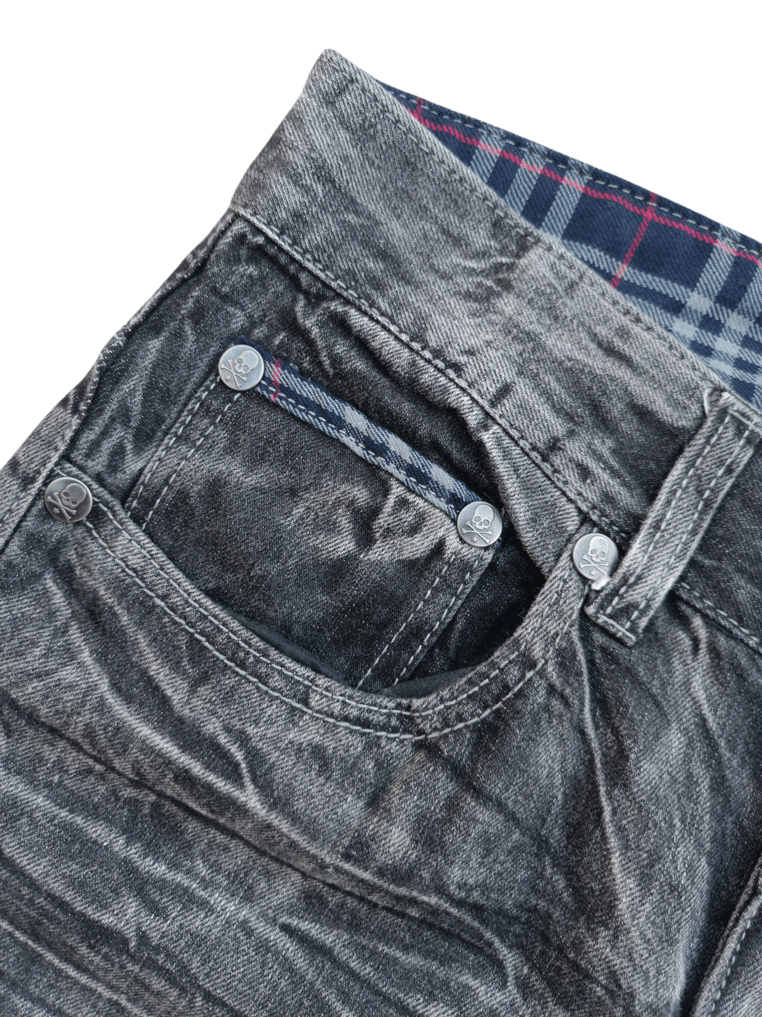 Japanese Brand Vintage Wild Life LGB Style Whiskers Skulls Denim Pants Size US 32 / EU 48 - 12 Thumbnail