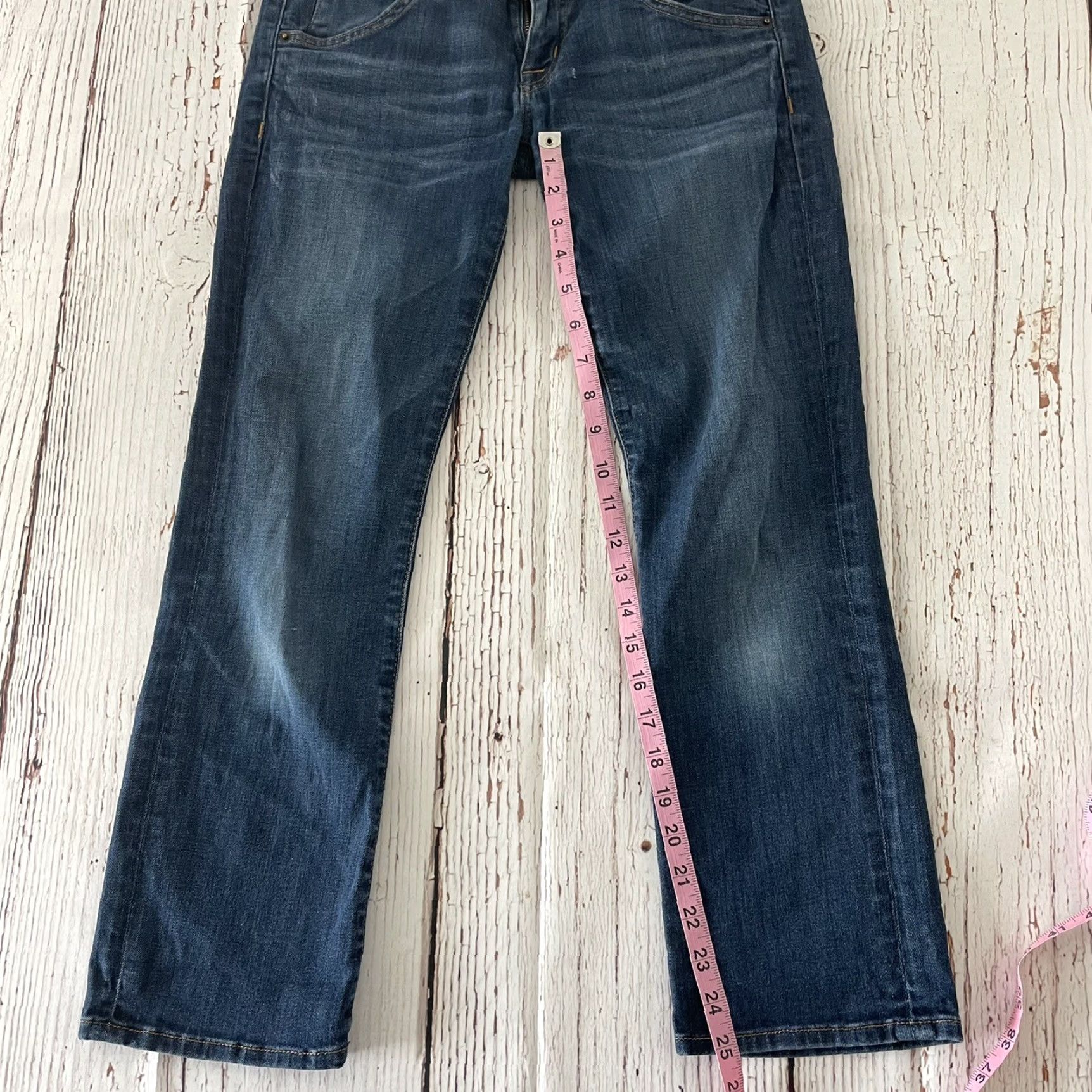 Hudson Hudson Jeans Denim Blue Straight Pants Womens 25 XS? Size 42" / US 20 - 6 Thumbnail