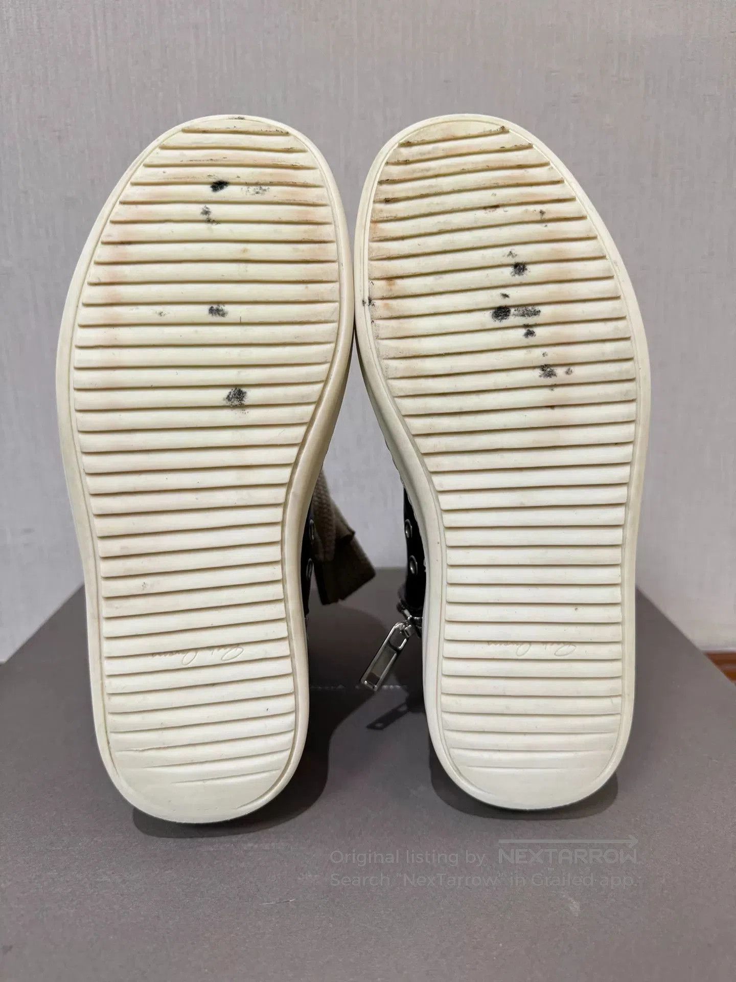 Rick Owens rick owens black and white high. Size US 5 / IT 35 - 6 Thumbnail