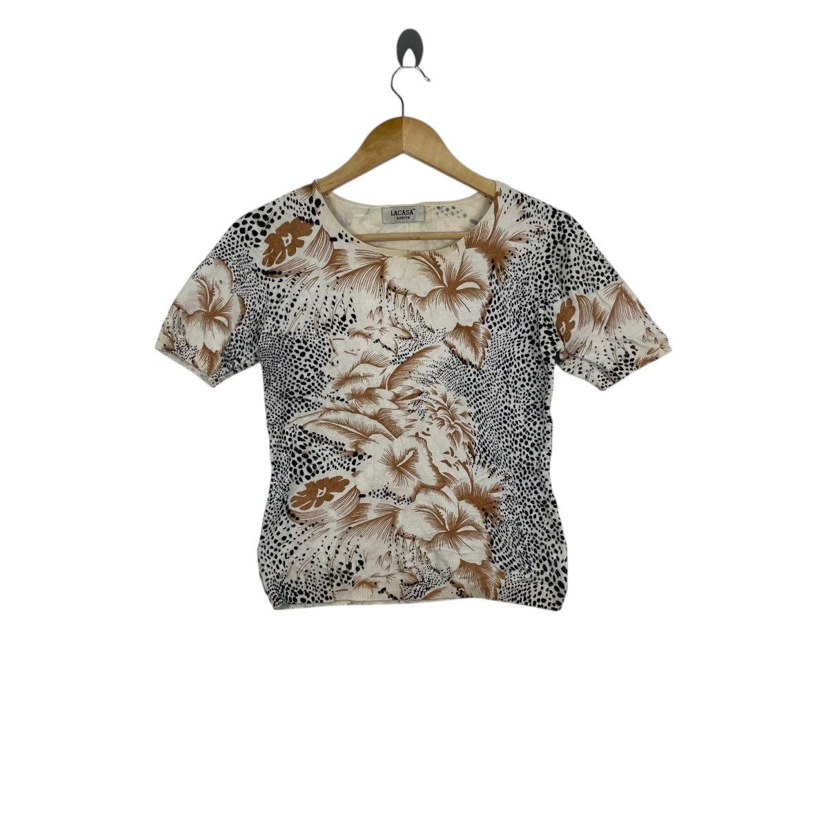 Vintage Vintage LACASA ASHIYA Floral Shirt Size XS / US 0-2 / IT 36-38 - 1 Thumbnail