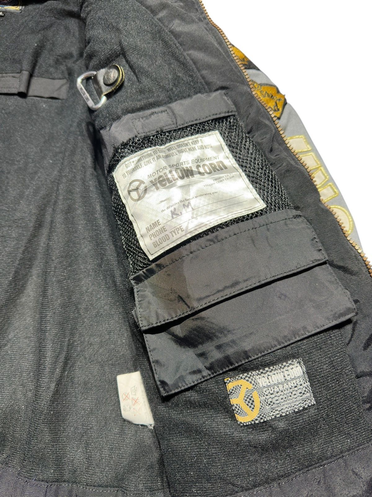 YELLOW CORN Yellow Corn Riding Jacket Embroidered Spell Out Size US L / EU 52-54 / 3 - 9 Thumbnail
