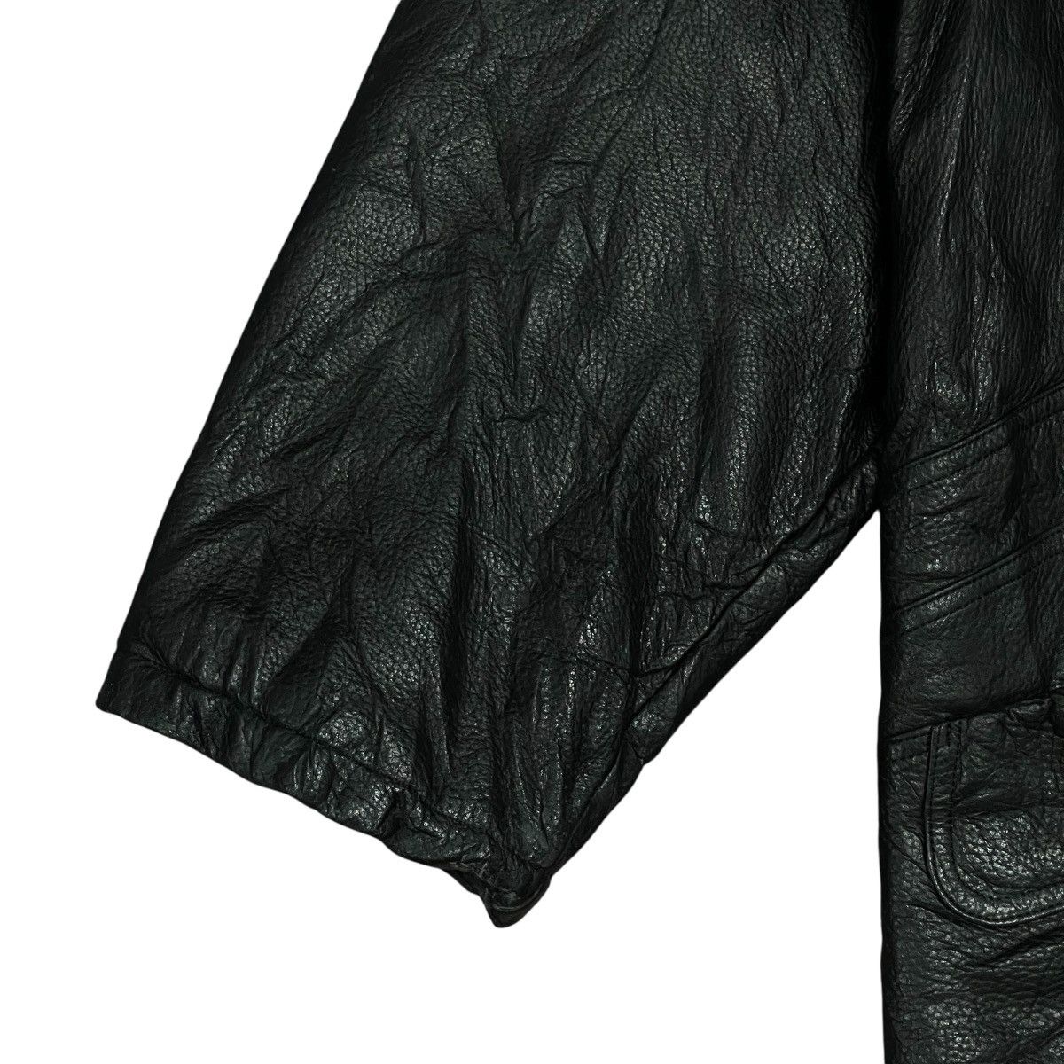 Lanvin Vintage Lanvin Paris Button Up Sheepskin Leather Jacket Size US XL / EU 56 / 4 - 9 Thumbnail