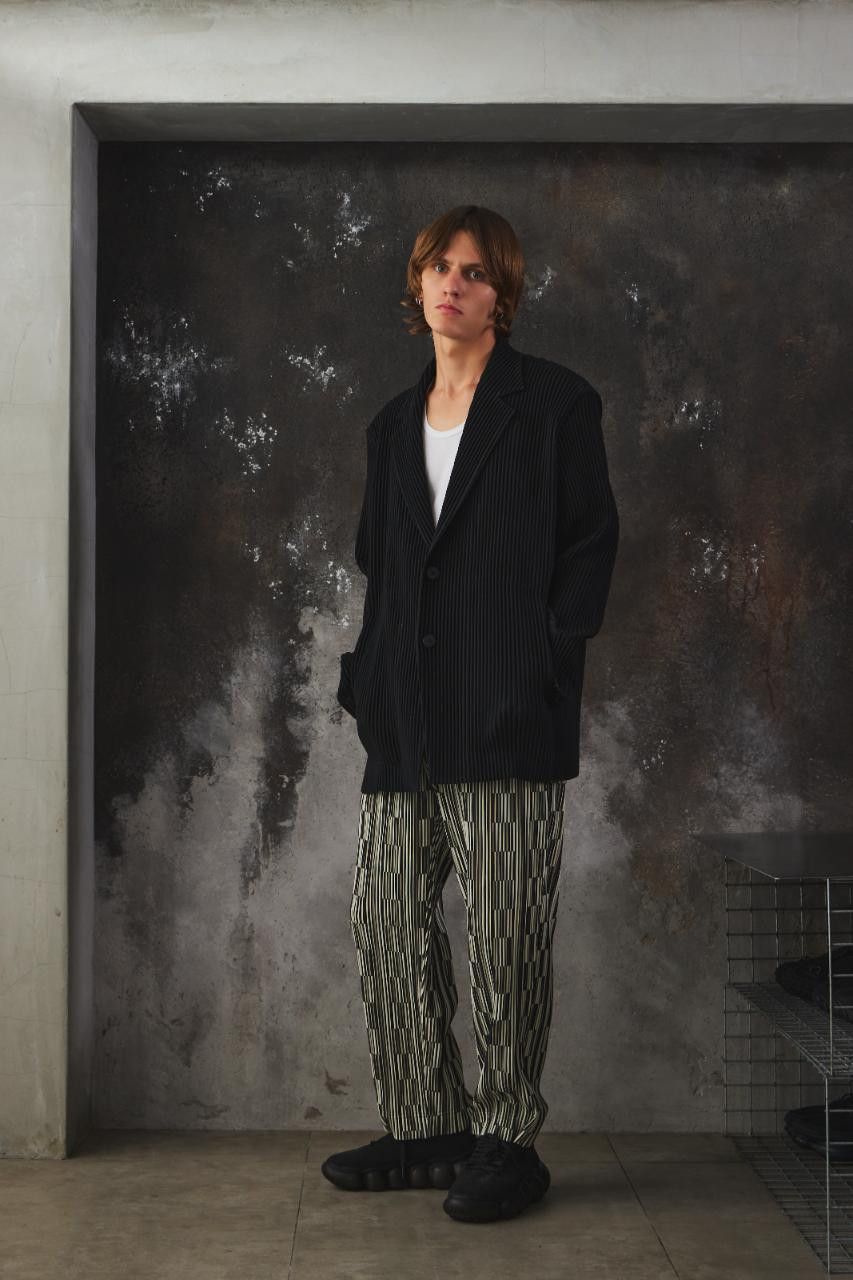 Homme Plisse Issey Miyake HOMME PLISSÉ ISSEY MIYAKE Kersey Pleats Blazer Size 48R - 5 Thumbnail