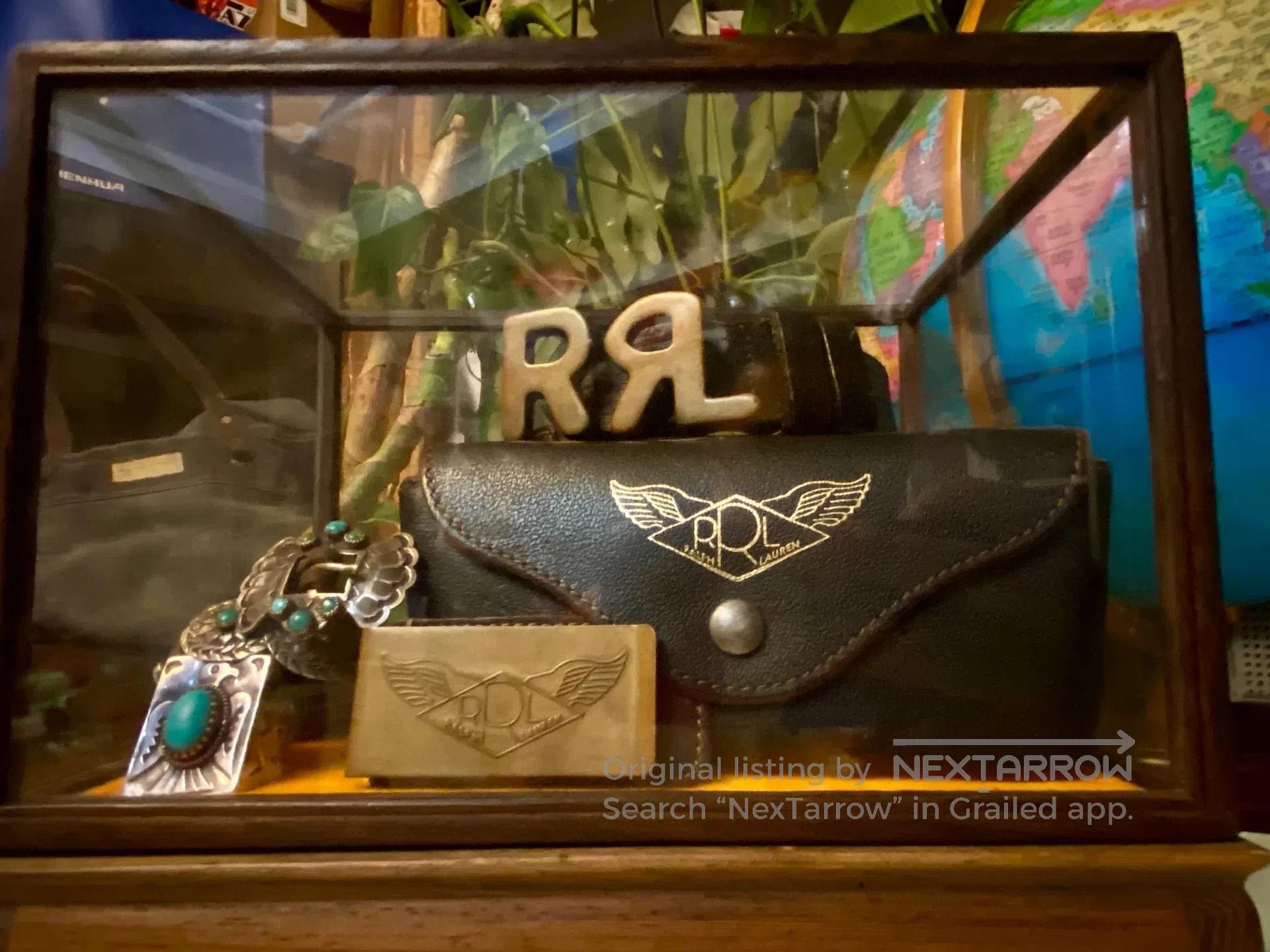 Rare RRL Vintage Leather Waist Bag.