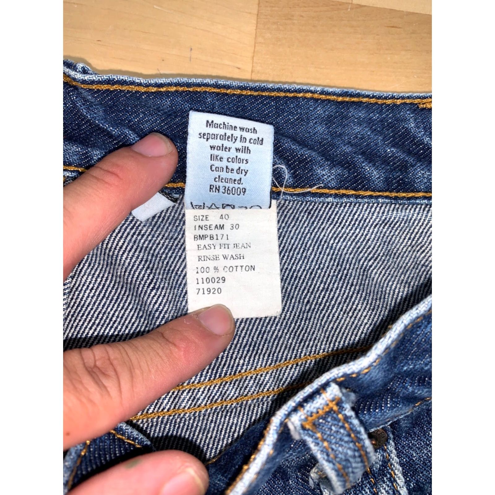 Calvin Klein VINTAGE Calvin Klein Denim Jeans Mens 40x26 Medium Wash Blue USA Jeans Men 40 26 Straight Blue USA Mens Size US 40 / EU 56 - 7 Thumbnail