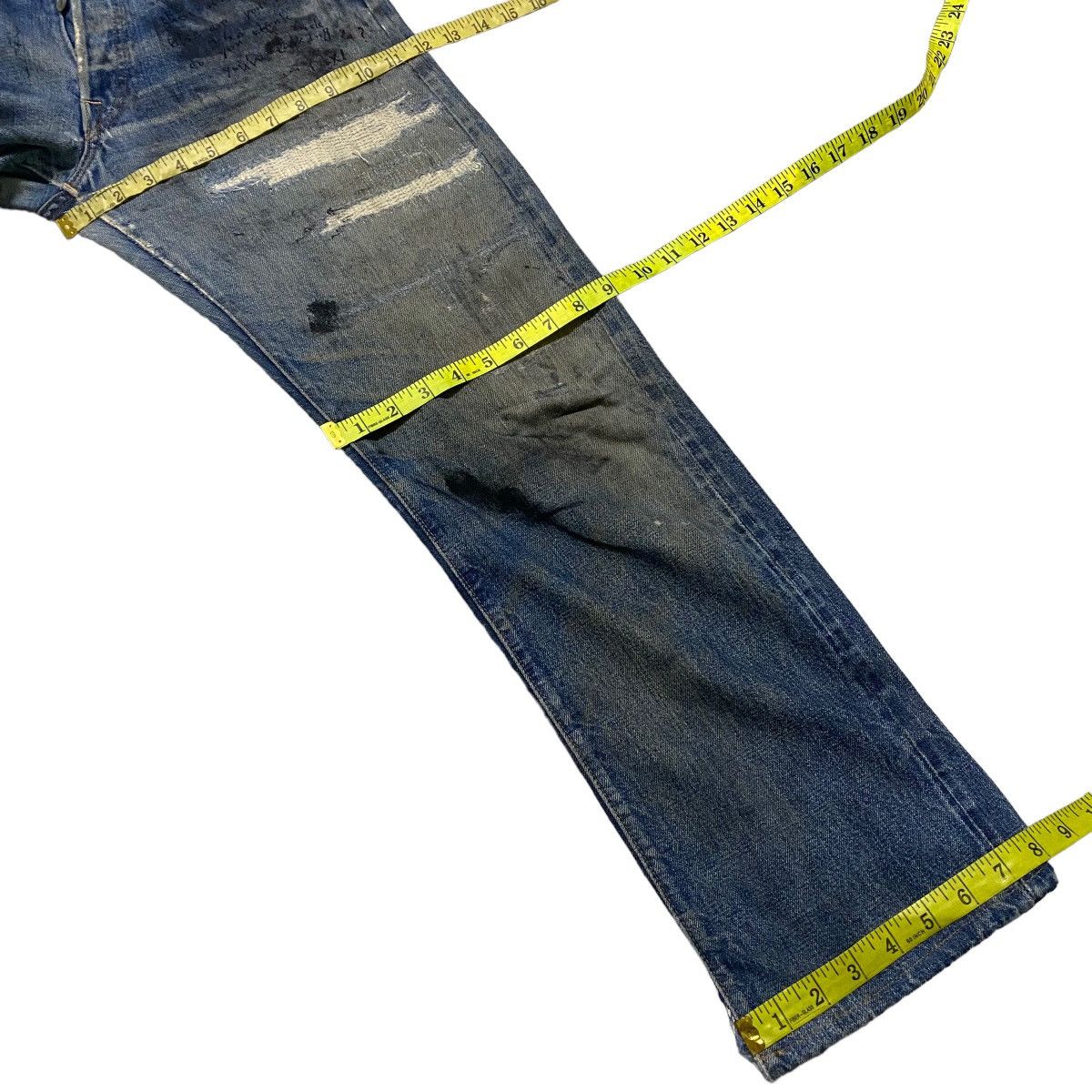 Levi's Vintage 60s Levis 501 Big E Redline Denim Jeans Button 8 Size US 30 / EU 46 - 24 Thumbnail