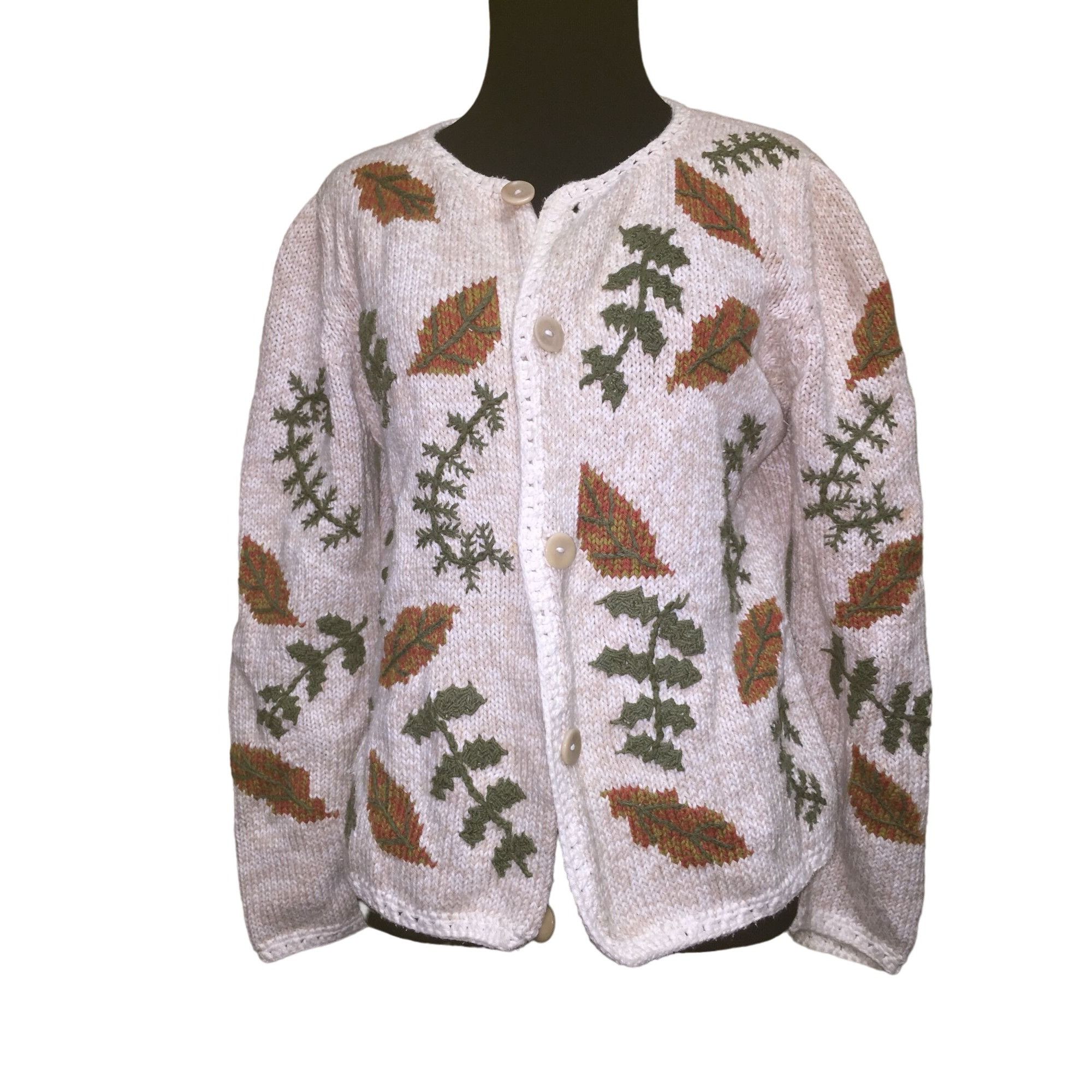 Other Hampton Isles by Jacs - Womens size S - sweater - Ivory whit Size S / US 4 / IT 40 - 1 Thumbnail
