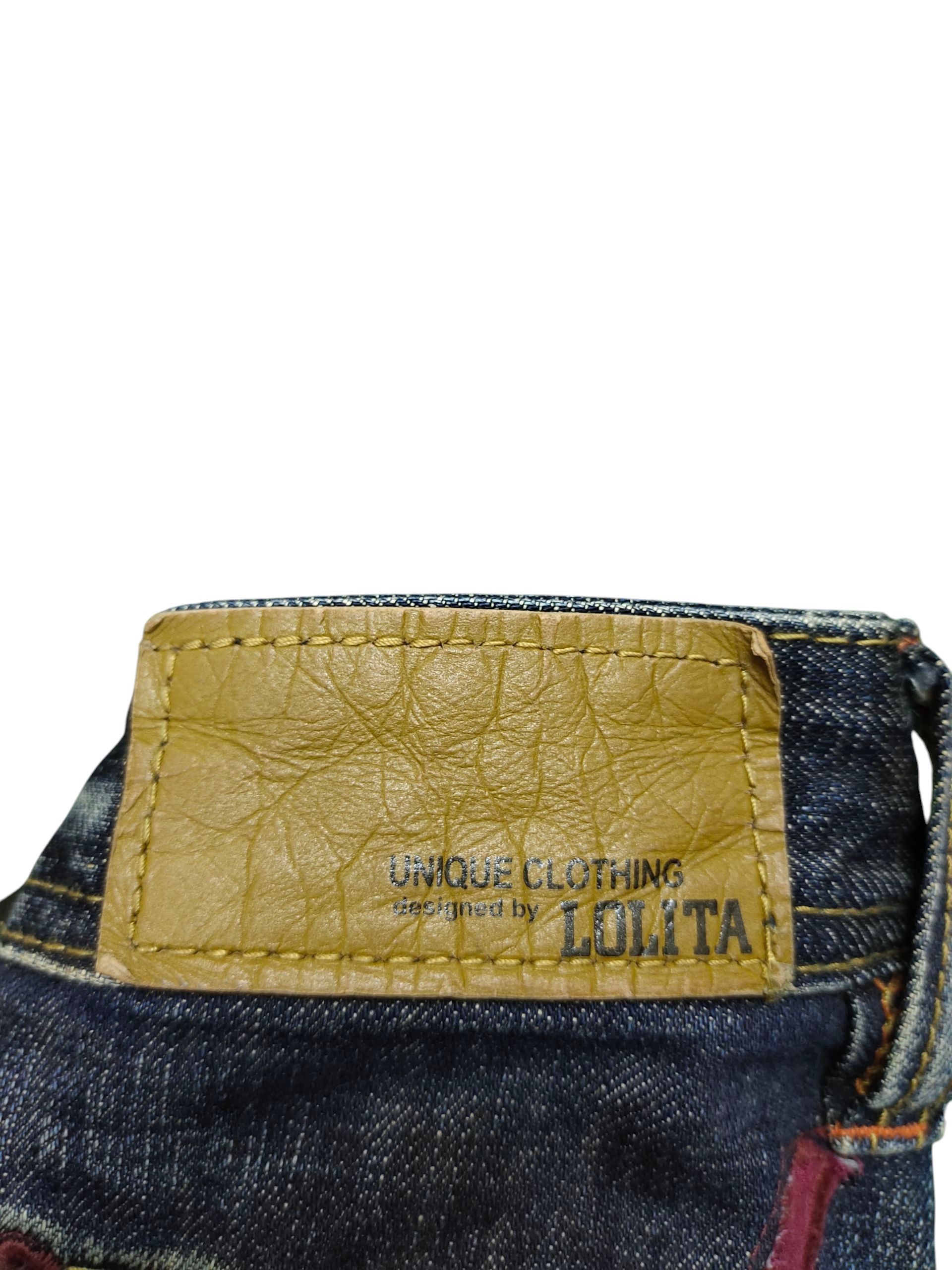 If Six Was Nine Flare Jeans Lolita Clawmark Distress Bootcut Low Rise Y2k Size US 26 / EU 42 - 11 Thumbnail