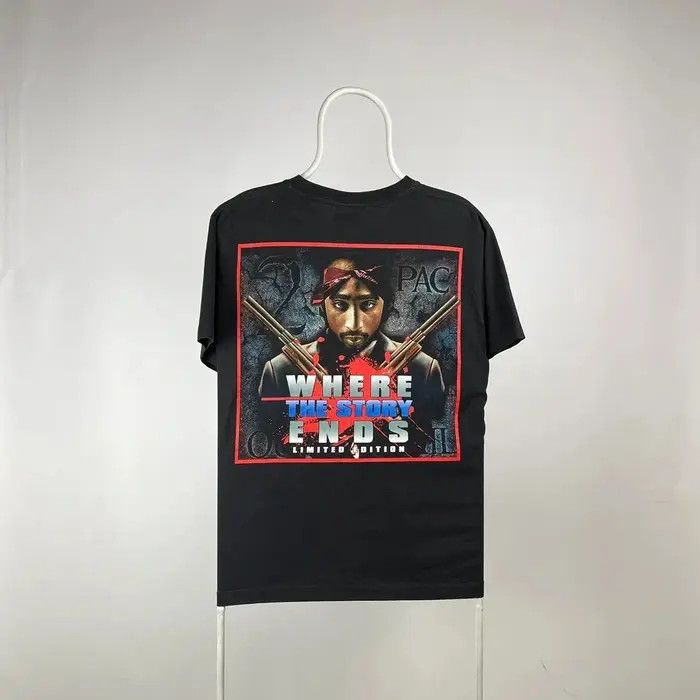 Band Tees 2pac T-shirt where the story ends rap tee size Large Size US L / EU 52-54 / 3 - 4 Thumbnail
