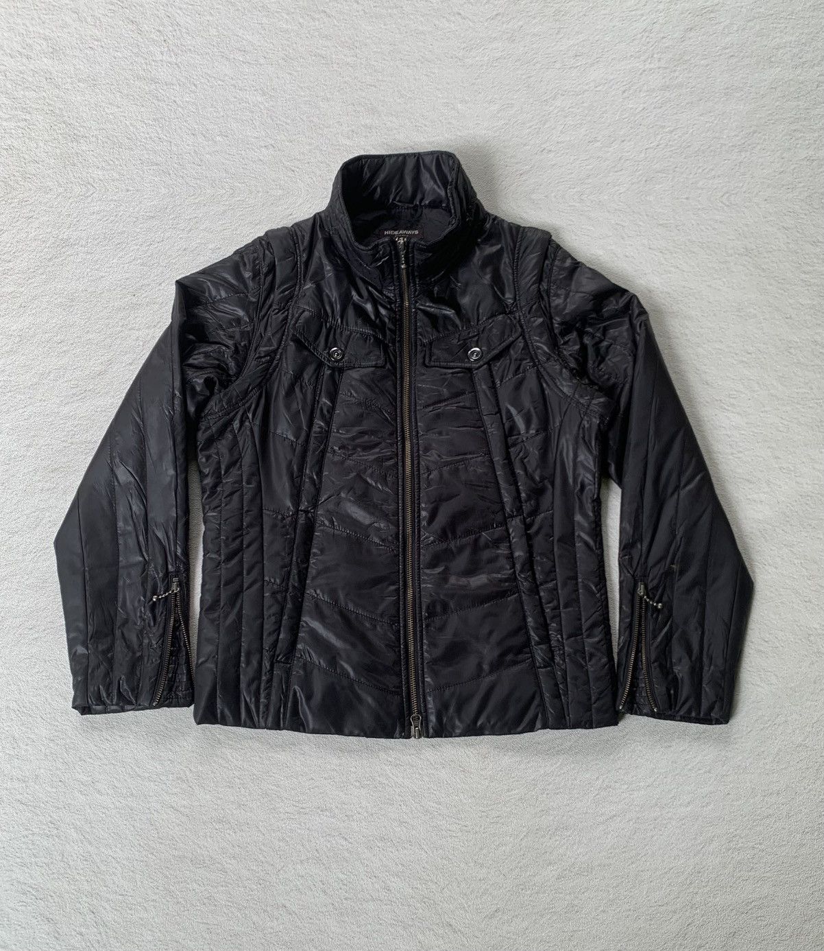 HIDEAWAYS 2000s HideAways Nicole Bikers Jacket Size US S / EU 44-46 / 1 - 1 Thumbnail