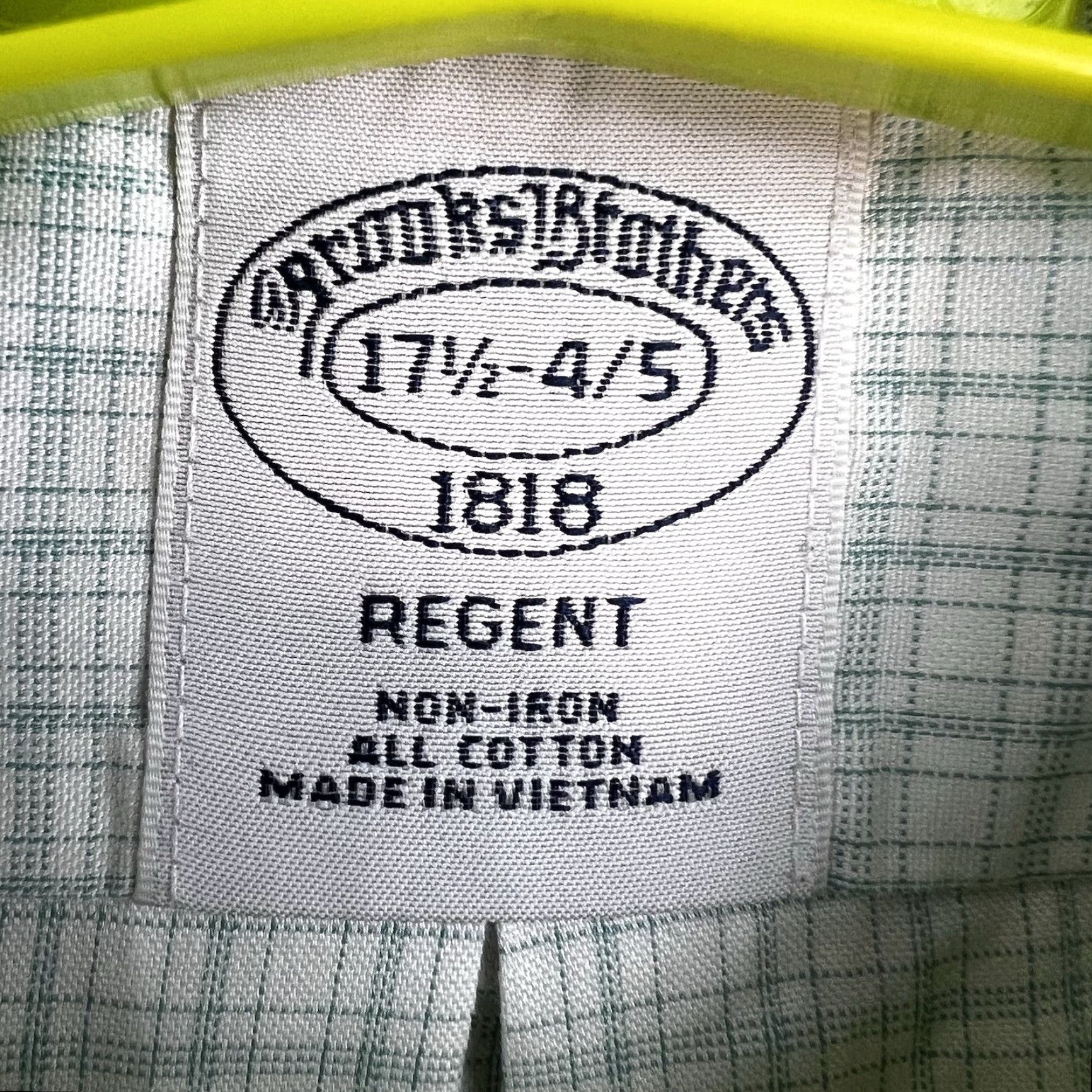 Brooks Brothers Brooks Brothers Regent Checked Button-Up Shirt Mens Size 17.5 34/35 Size US XL / EU 56 / 4 - 6 Thumbnail