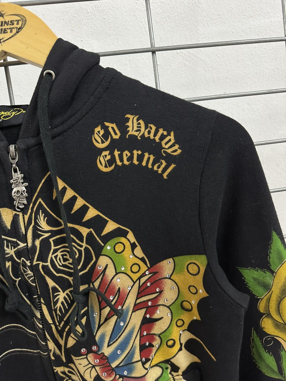 Ed Hardy Vintage Y2K Vibes Ed Hardy Eternal Love Double Zipper Hoodie Size US S / EU 44-46 / 1 - 6 Thumbnail