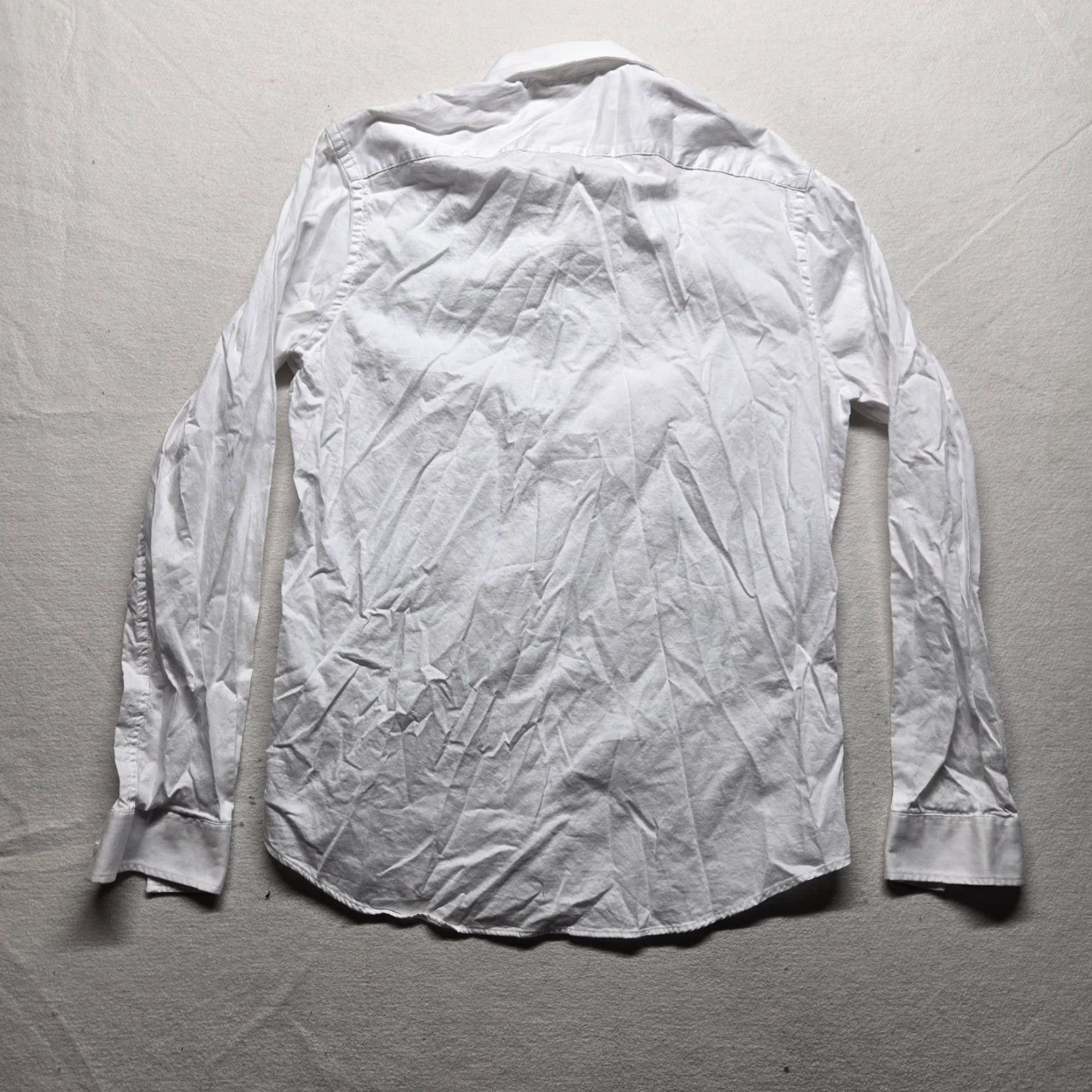 Michael Kors MICHAEL KORS Button-Up Dress Shirt Adult Men's 16 Large Classic Fit Long Sleeve Solid White 100% Cotton Size US L / EU 52-54 / 3 - 6 Thumbnail
