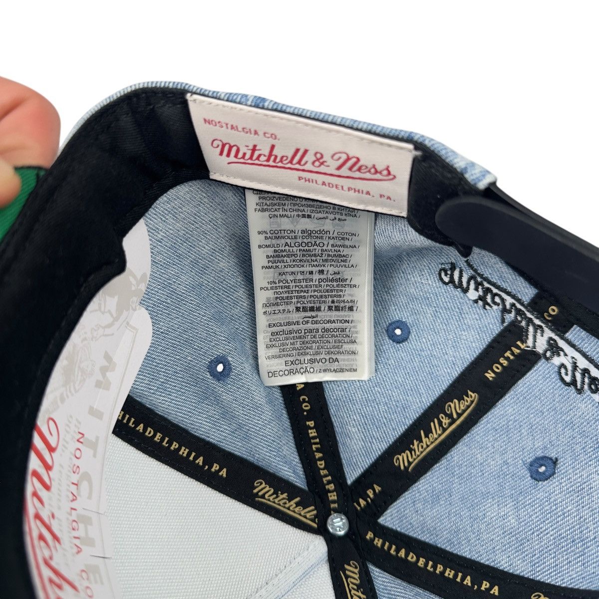 Mitchell & Ness Mitchell & Ness NBA All Star Weekend 2018 LA Denim SnapBack Size ONE SIZE - 6 Thumbnail