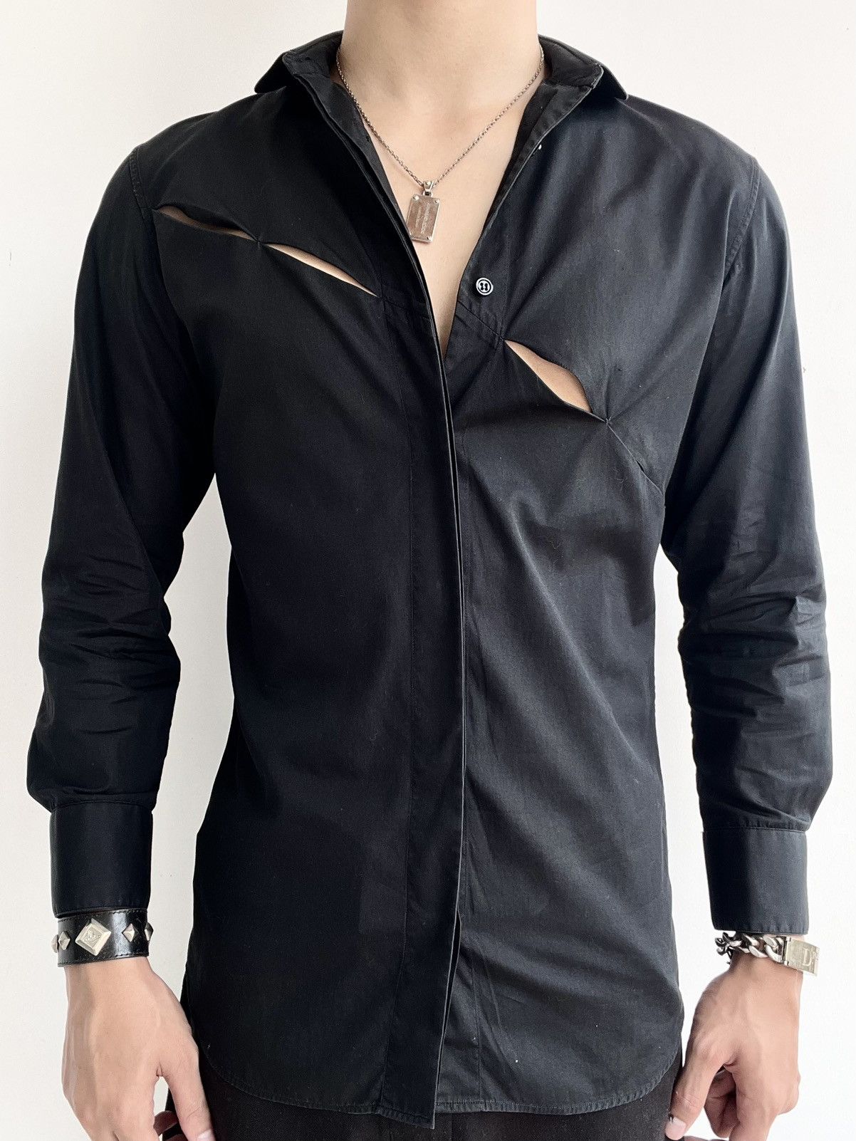 Dior Dior Homme by Hedi Slimane Black Shirt Size US S / EU 44-46 / 1 - 1 Thumbnail
