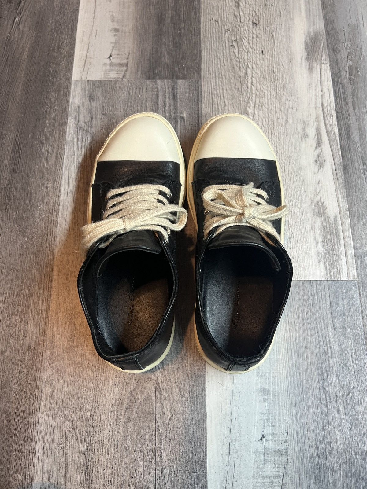 Rick Owens Mainline Leather Low Top