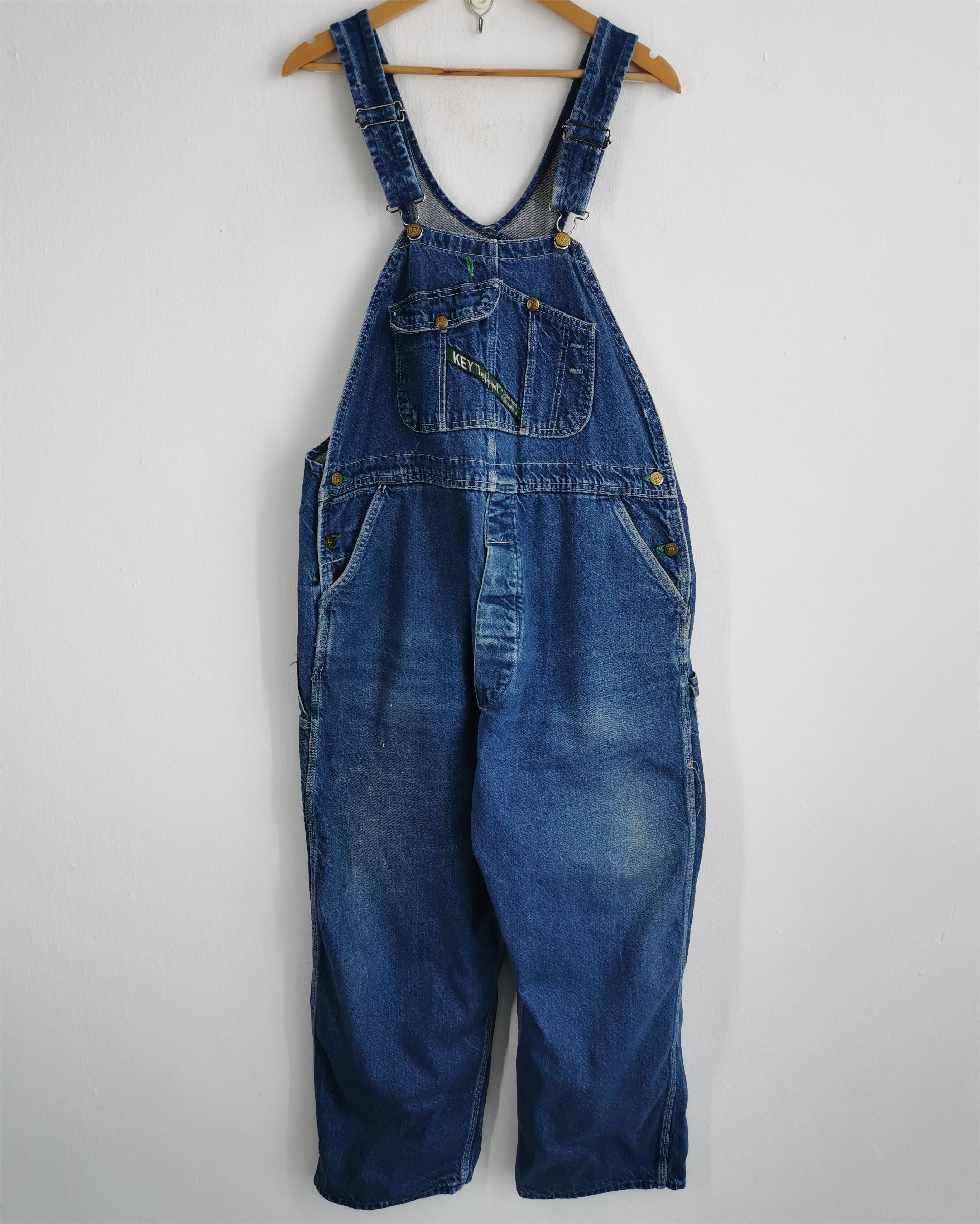 Vintage Vintage 90's Key Imperial Denim Overalls Made In Japan Size US 40 / EU 56 - 2 Thumbnail