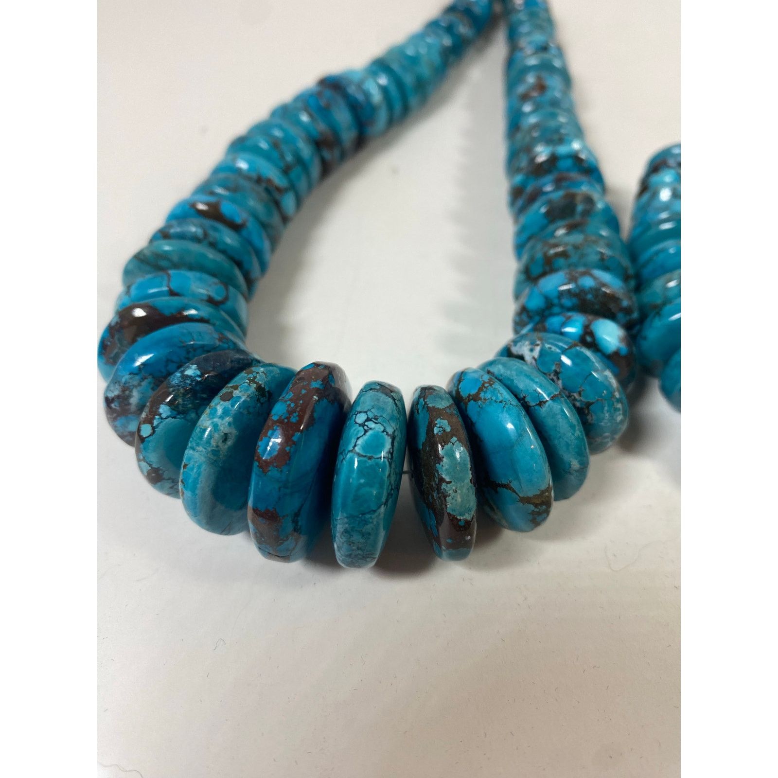 Other Graduated Blue Turquoise NuggetsNecklace and Braclet Size ONE SIZE - 5 Thumbnail
