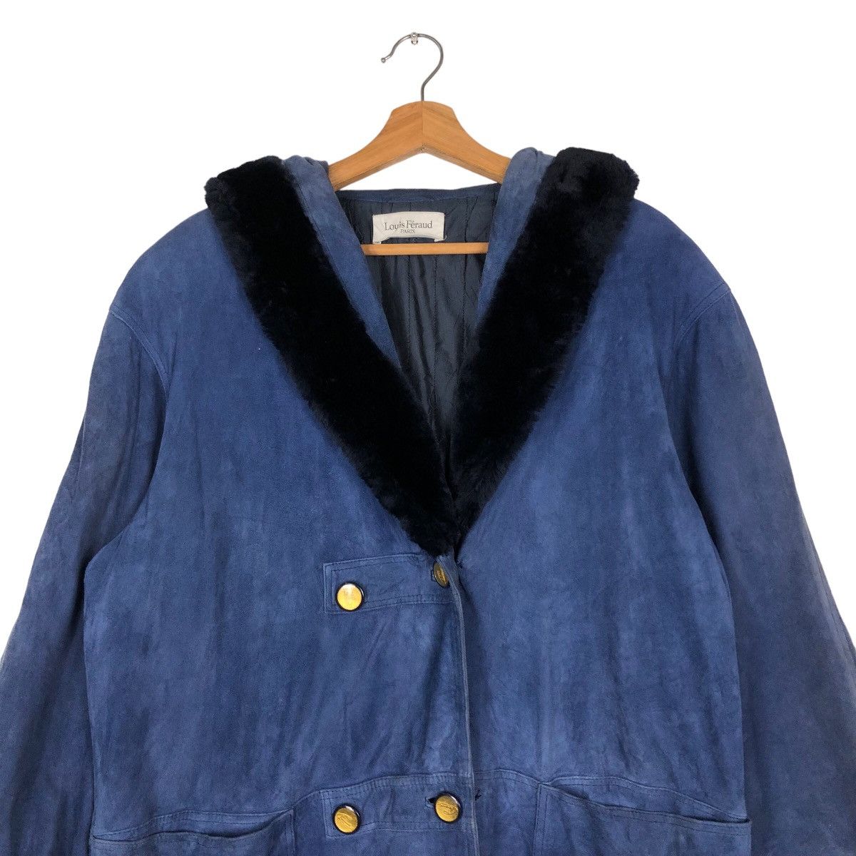 Louis Feraud 🔥Vintage Long Jacket Louis Feraud Paris Mink Fur Hoodie Size US M / EU 48-50 / 2 - 3 Thumbnail