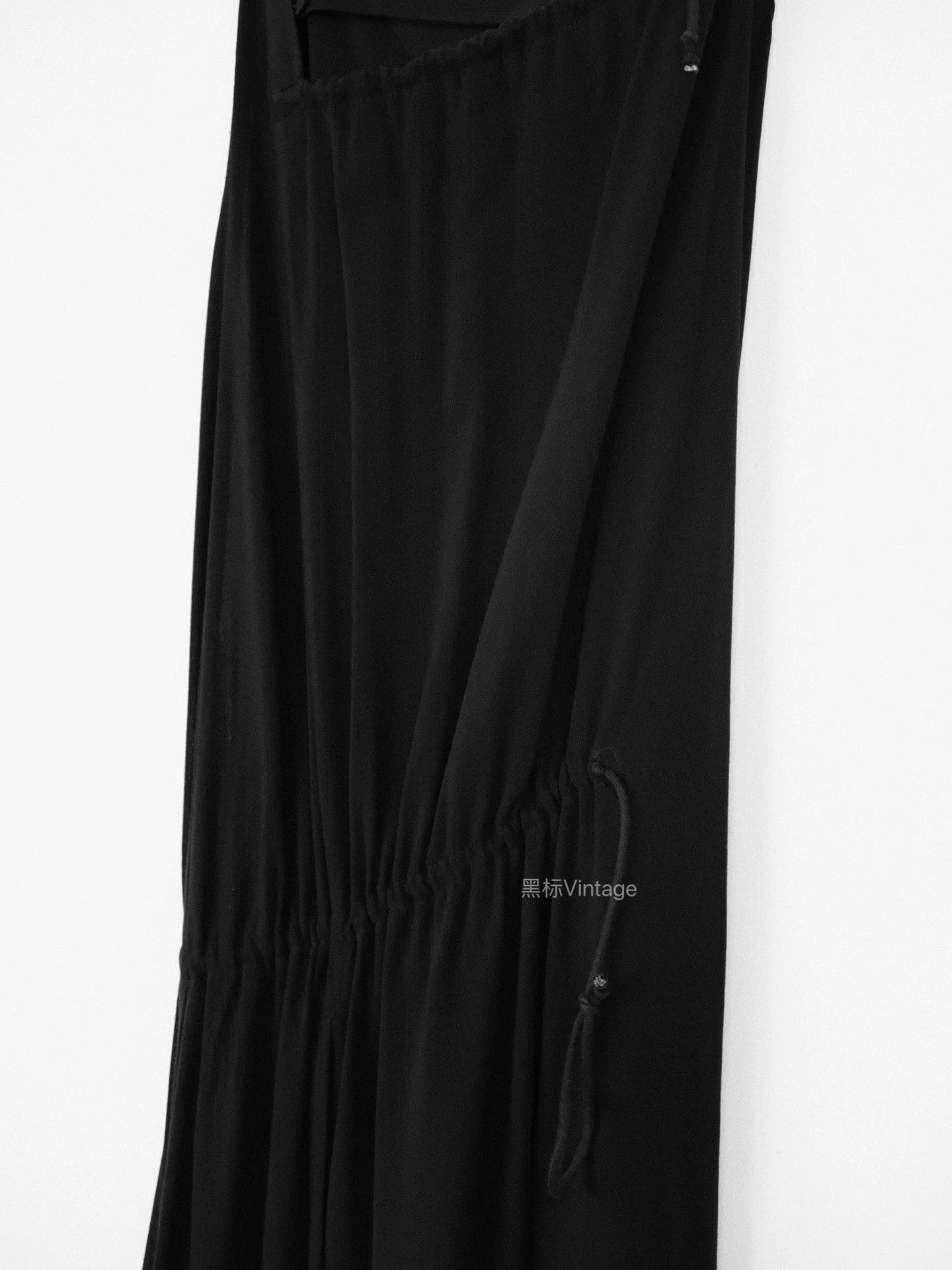 Yohji Yamamoto Yohji Yamamoto 10AW Vintage Wool Blend Pleated Drawstring Dress Size L / US 10 / IT 46 - 5 Thumbnail