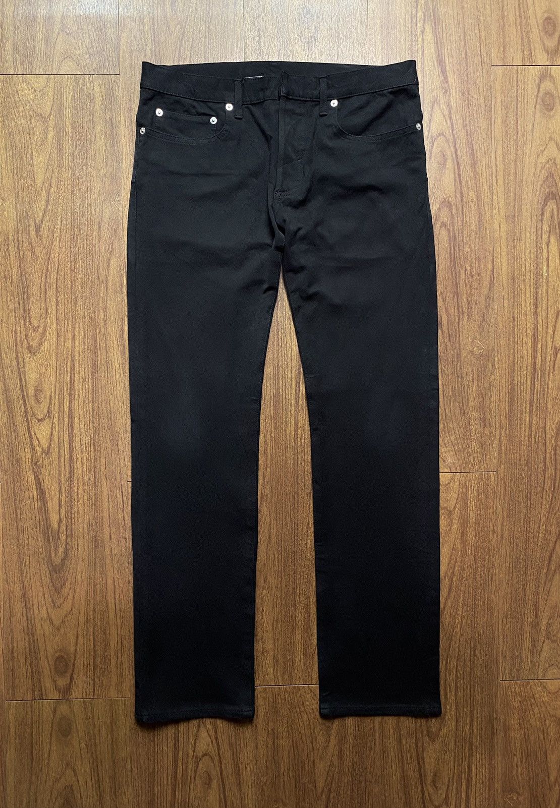Dior × Hedi Slimane Dior Japan Black Denim Size US 31 - 1 Thumbnail