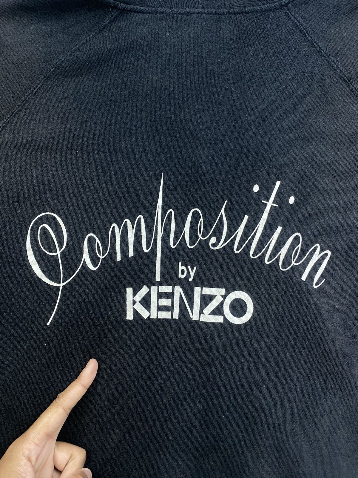 Kenzo Vintage Composition By Kenzo Fullzipper Sweatshirt Hoodie Size US L / EU 52-54 / 3 - 3 Thumbnail