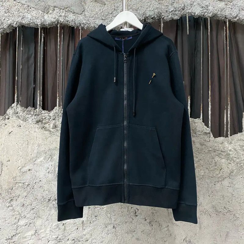 Louis Vuitton Louis Vuitton Black Long Sleeve Cotton Jacket 0089 Size US S / EU 44-46 / 1 - 1 Thumbnail