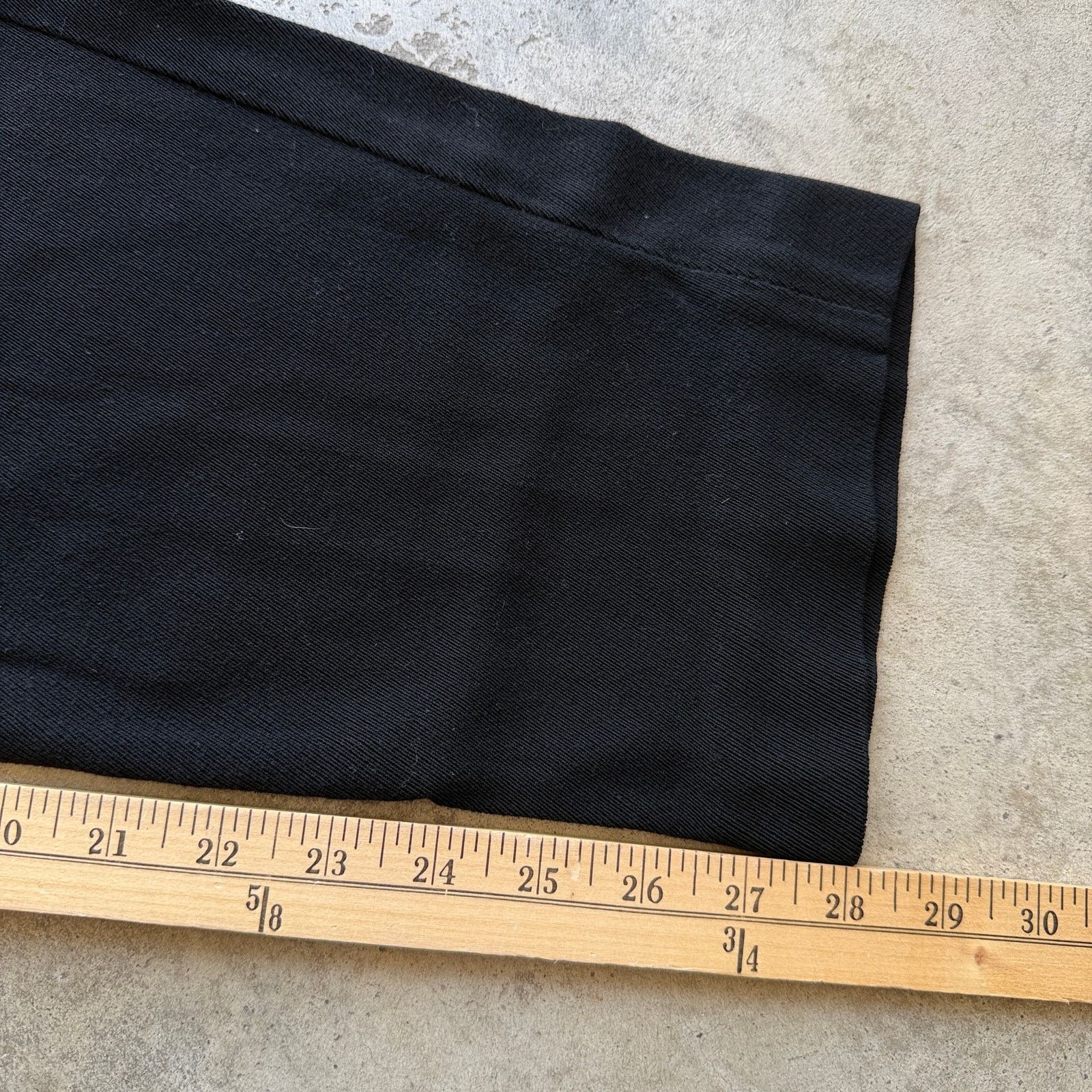 Emporio Armani 90s Emporio Armani Black Pleated ribbed Trousers pants Size US 32 / EU 48 - 8 Thumbnail