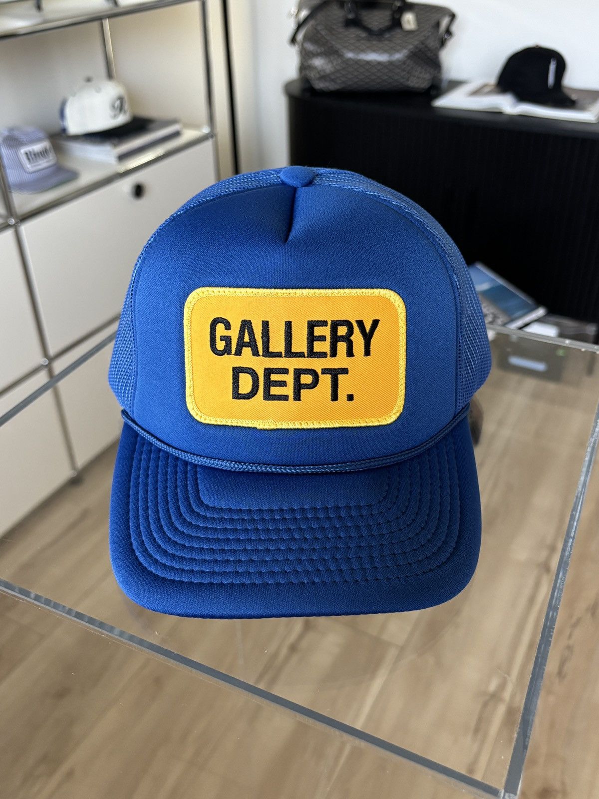 Gallery Dept. GALLERY DEPT BLUE PATCH LOGO HAT Size ONE SIZE - 1 Thumbnail