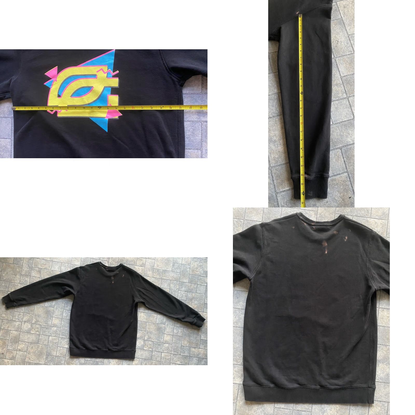Logo 7 Greenwall Sweatshirt Crewneck Logo Black Men’s XL Flaws Wear Optic Gaming Greenwall? Size US XL / EU 56 / 4 - 10 Thumbnail