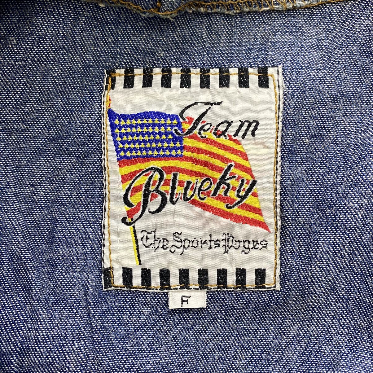 Other TEAM BLUEKY ANORAK Denim Jeans Hooded Jacket Size US XL / EU 56 / 4 - 3 Thumbnail