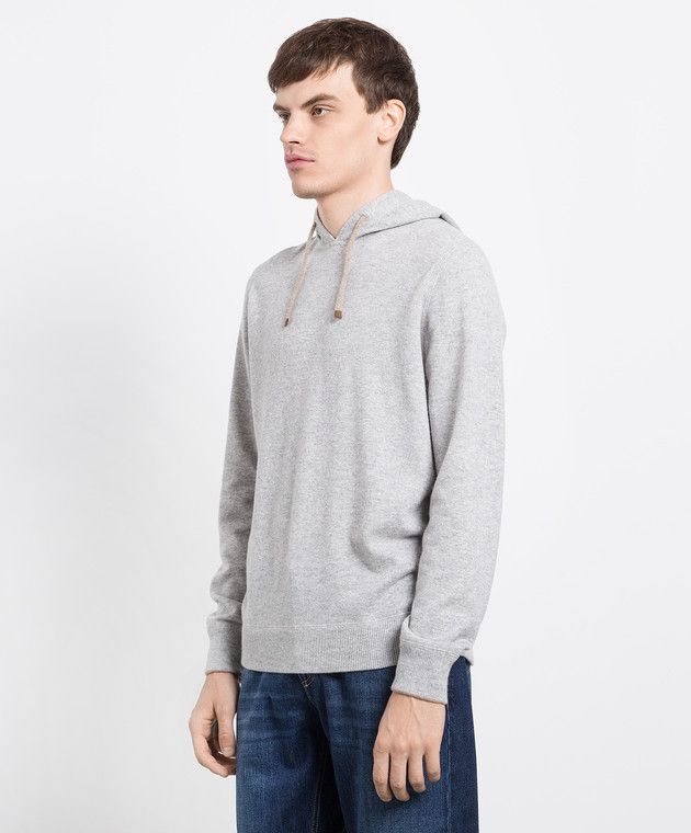 Brunello Cucinelli o1w1db10924 Sweatshirt in Grey Size US XS / EU 42 / 0 - 2 Thumbnail
